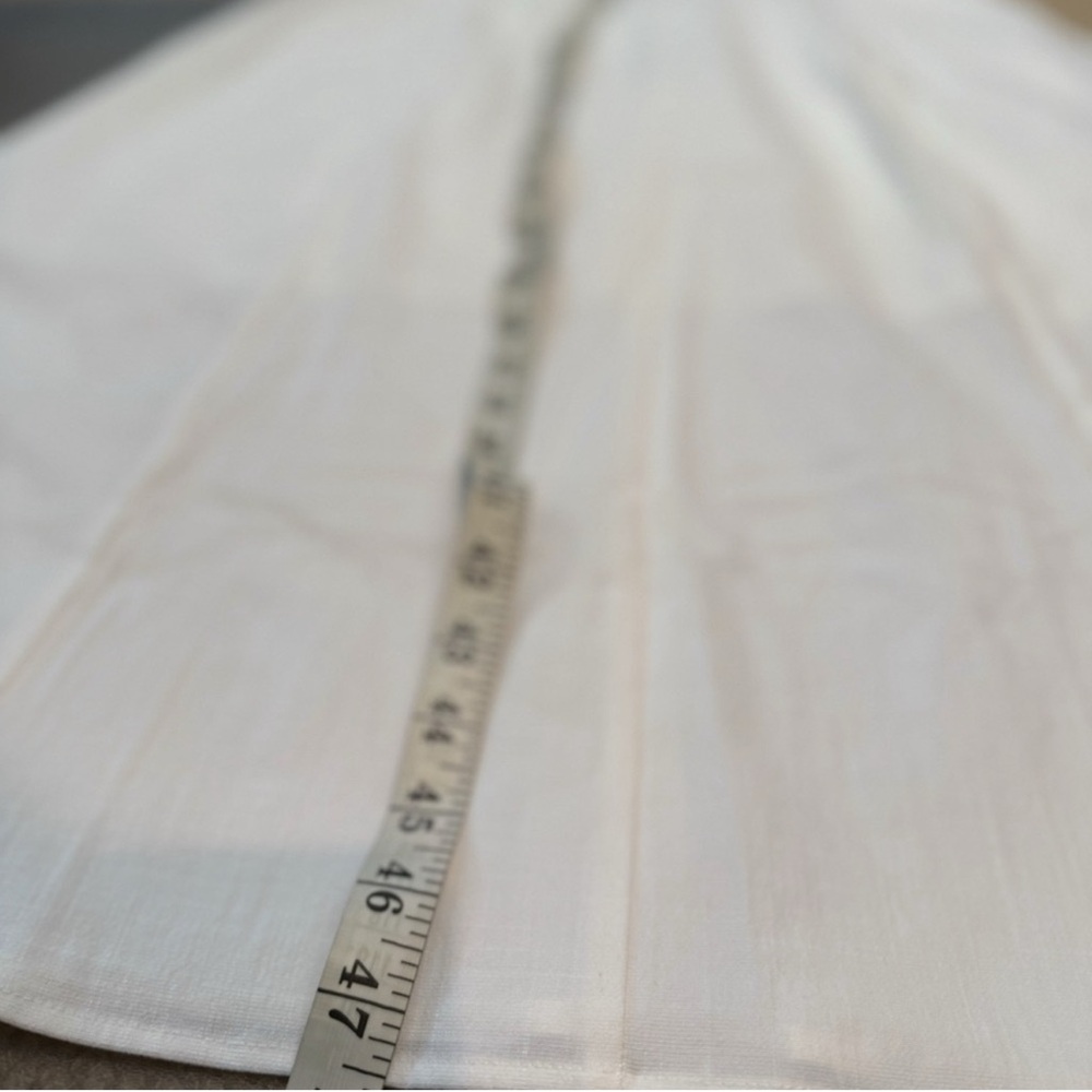 Zara Off White Sleeveless Midi Dress a use XS, M, L - Picture 7 of 8